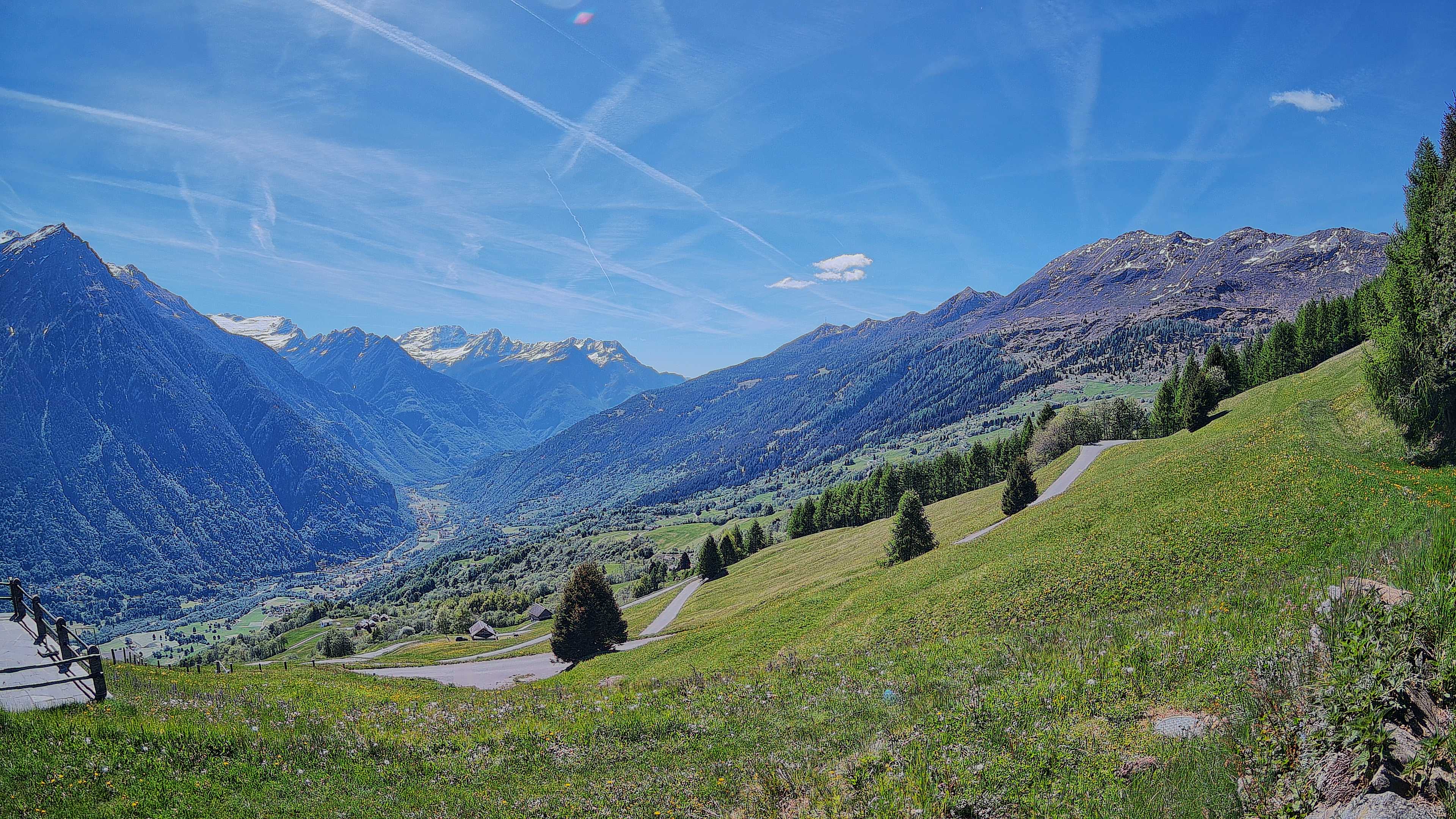 View from Blenio Valley
